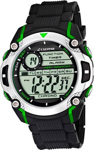 Calypso Kunststoff PUR Herren Uhr K5577/3 Armbanduhr schwarz Digital D2UK5577/3
