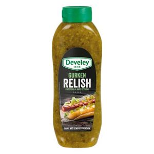 Develey Gurken Relish Sauce mit knackigen Gemüsestückchen 875ml