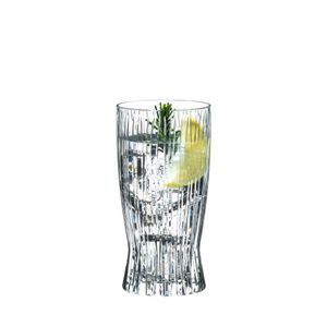 Riedel value set 4 x 2 sklenice FIRE LONGDRINK 0515/04S1 a 4 brčka EKM Living z nerezové oceli