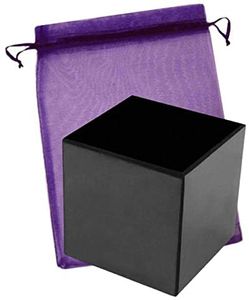 Schungit Würfel Cube ca. 9cm poliert Premium Shungit Karelien 3-tlg Set