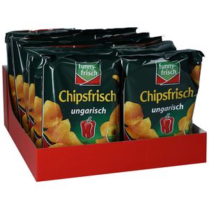funny-frisch Chipsfrisch Kartoffelchips ungarisch 12er VPE (12x40g Packung)