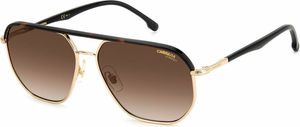 Carrera CARRERA 304/S 06J GOLD HAVANA 59/15/145 Męskie okulary przeciwsłoneczne
