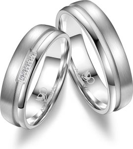 MARRYA Silber Ringe Trauringe Eheringe Partnerringe SI-10