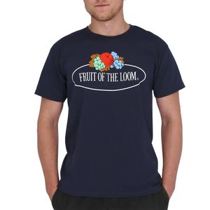 Fruit of the Loom T-Shirt mit Vintage Logo Farbe: deep navy Größe: XL