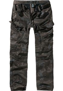 Brandit - Adven Trouser slim fit Men 9470-4 Darkcamo Vintage Cargo Outdoor Biker Größe L