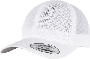 Flexfit - pánska/dámska uni šiltovka "Omnimesh", sieťovaný materiál RW8070 (jedna veľkosť) (biela)