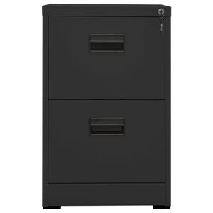 vidaXL Aktenschrank Anthrazit 46x62x72,5 cm Stahl