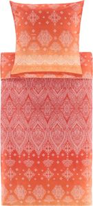 Bassetti Satin-Bettwäsche-Garnitur KERALA Farbe O1 ORANGE Größe 135x200+80x80 Bassetti Satin-Bettwäsche-Garnitur KERALA Farbe O1 ORANGE Größe 135x200+80x80