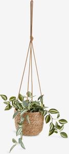 Seegras Blumenampel Hängetopf Pflanzenkorb Hängekorb Topf Halter 17cmx15cm