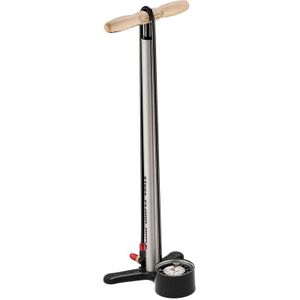 Lezyne Steel Floor Drive Metallic Silver Standpumpe