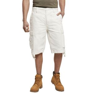 Brandit - Vintage Shorts Classic weiss 2002 Pants Cargo Bermuda kurze Hose Military white Größe M