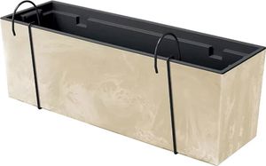 Prosperplast Urbi Case Beton Effect W Collection 58x18x19.5 Cm Blumentopf Durchsichtig  Durchsichtig One Size