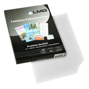 LMG Laminierfolien A4 (216 x 303 mm), 2 x 80 mic, matt (25 St.)
