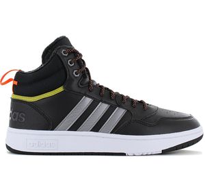 adidas Hoops 3.0 Mid - Schuhe Sneakers Schwarz HR1440 , Größe: EU 38 UK 5