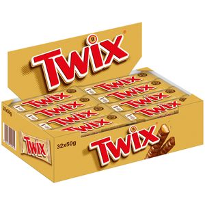 Twix Riegel Keks mit Karamell umhüllt von Schokolade 50g 32er Pack