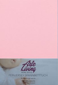 Kinder Baby Jersey Spannbettlaken Spannbetttuch - rosa - 60x120 - 70x140 cm hochwertige 140 g/m²