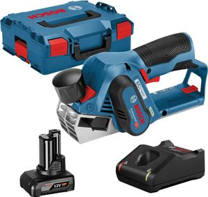 Bosch Akku-Hobel GHO 12V-20 12 V / 1x 4,0 Ah Akku + Ladegerät in L-Boxx