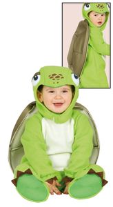 Baby Schildkröte - Kostüm für Kinder Gr. 74 - 92, Größe:74/80