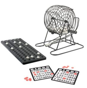 Prírodné hry Bingo s kovovým košom