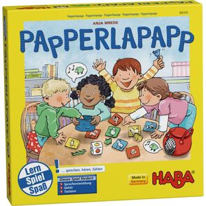 HABA Papperlapapp, hra na učenie, sluchová hra, hra na počúvanie, detské hry, hra, hračka, 302372