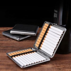 2 Stück Zigarettenetui Zigarettenbox für 20 Zigaretten Zigarettenschachtel Leder Optik