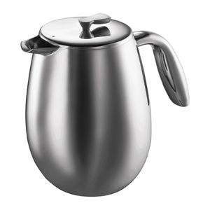 Bodum Doppelwandiger Kaffeebereiter, 12 Tassen, 1.5 l, Edelstahl