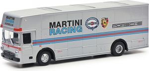 Schuco 452027400 Mercedes Renntransporter "Martini" silber Maßstab 1:64 Modellauto