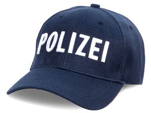 Polizei Pullover Polizeikostüm Polizist Navy Polizistin Outfit Pulli Fasching Karneval Zubehör Accessoire Uniform schwarz, Größe wählen:Cap-261