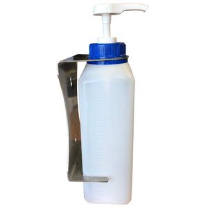 Desinfektionsspender Handdesinfektionsspender Spender 1000ml mit Nachfüllbare Flasche Wandspender Edelstahl No.18