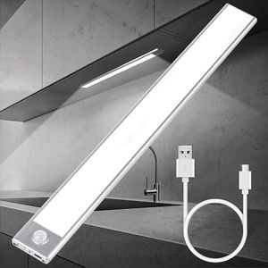 3 in1 LED Unterbauleuchte USB Sensor Magnet Lichtleiste Küche Schranklicht Nachtlampe 20cm Unterbauleuchten