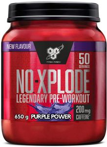BSN N.O.-Xplode Legendary NEW 650 g violette Kraft / Trainingsbooster / Eine neue Version des legendären Pre-Workouts für ein noch intensiveres Trainingserlebnis
