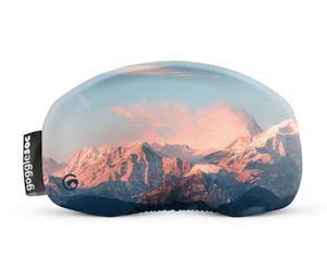 Gogglesoc Peach Mountain Gogglesoc Schutzhülle für Ski- oder Snowboardbrille Wintersport Unisex
