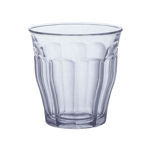 Duralex 1023AB06A0111 Picardie Six sklenice na pití, dezertní sklenice, 90 ml, sklo, transparentní, 6 kusů