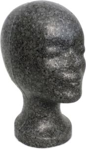 FP Styroporkopf Standard anhrazith-schwarz - TOP Marken-Qualität