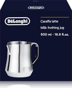 De'Longhi Milchschaumkännchen aus poliertem Edelstahl DLSC069 (1er Pack)