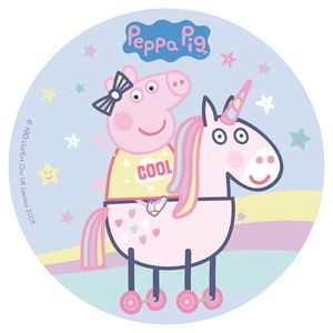 Peppa Wutz Pig Tortenaufleger Oblatenpapier 20cm Geburtstag 🐷 Peppa Wutz Pig Tortenaufleger Oblatenpapier 20cm Geburtstag 🐷
