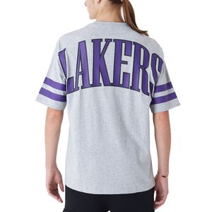 New Era Oversized T-Shirt NBA Arch Graphic Los Angeles Lakers grey XXL