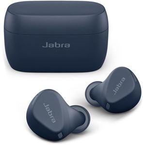 Aktywne słuchawki bezprzewodowe Jabra Elite 4, Bluetooth 5.2, IP57, ANC, granatowy UE