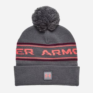 Pánská zimní čepice Under Armour UA Men's Halftime Pom Beanie-GRY - UNI