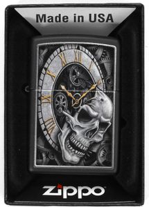 Zapalniczka Zippo Skull Clock 60004591