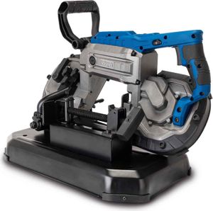 Scheppach Metallbandsäge MBS1200xts | inkl. 2. Sägeblatt | 127mm Schnitthöhe | 1100W Motor | LED Licht | abnehmbar | variable Schnittgeschwindigkeiten