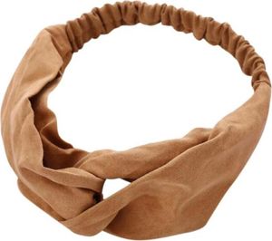 Turbanová Čelenka Oxana-Hnedá KP6641