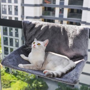 Katzenliege für Heizung, Katzen Hängematte, Katze Schlafbett, 45 x 30 cm Hängeliege grau