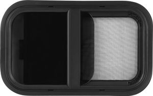 53.5 × 33.5 cm--RV Push-Pull Fenster – Abgerundete Ecken, Wasserdicht, UV-beständig, Glatt Poliert für Camper & Nutzfahrzeuge