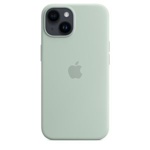 Apple iPhone 14 Silikon Case mit MagSafe - Agavengrün