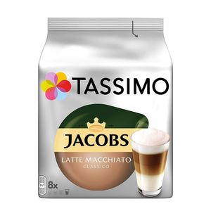 Tassimo Kapseln Jacobs Typ Latte Macchiato Classico | 8 Kaffeekapseln