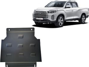 Oceľový ochranný kryt podvozku pre prevodovku Ssangyong Musso Grand