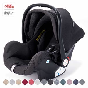 Daliya® Bebesafe Babyschale Gruppe 0+ Autoschale Babyautositz Autositz ( Schwarz )
