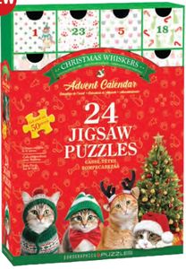 Puzzle Kalendarz adwentowy - 1200 elementów Świąteczne wąsy