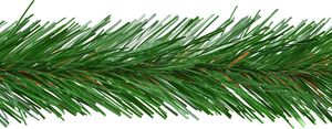 Bastelgirlande 5cm x 3m Tanne für Indoor & Outdoor - Grün matt